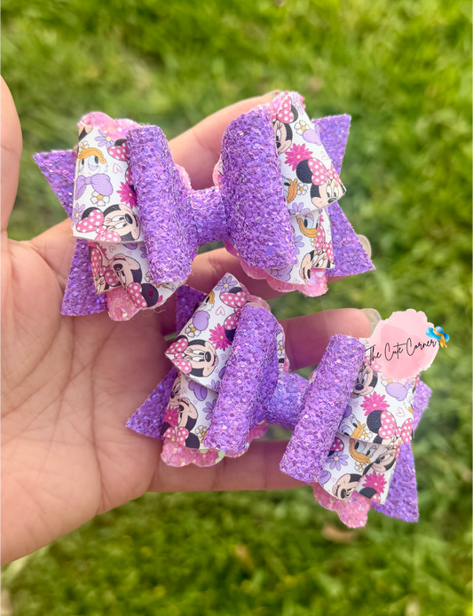 Daisy and Minnie Hair Bow 3β