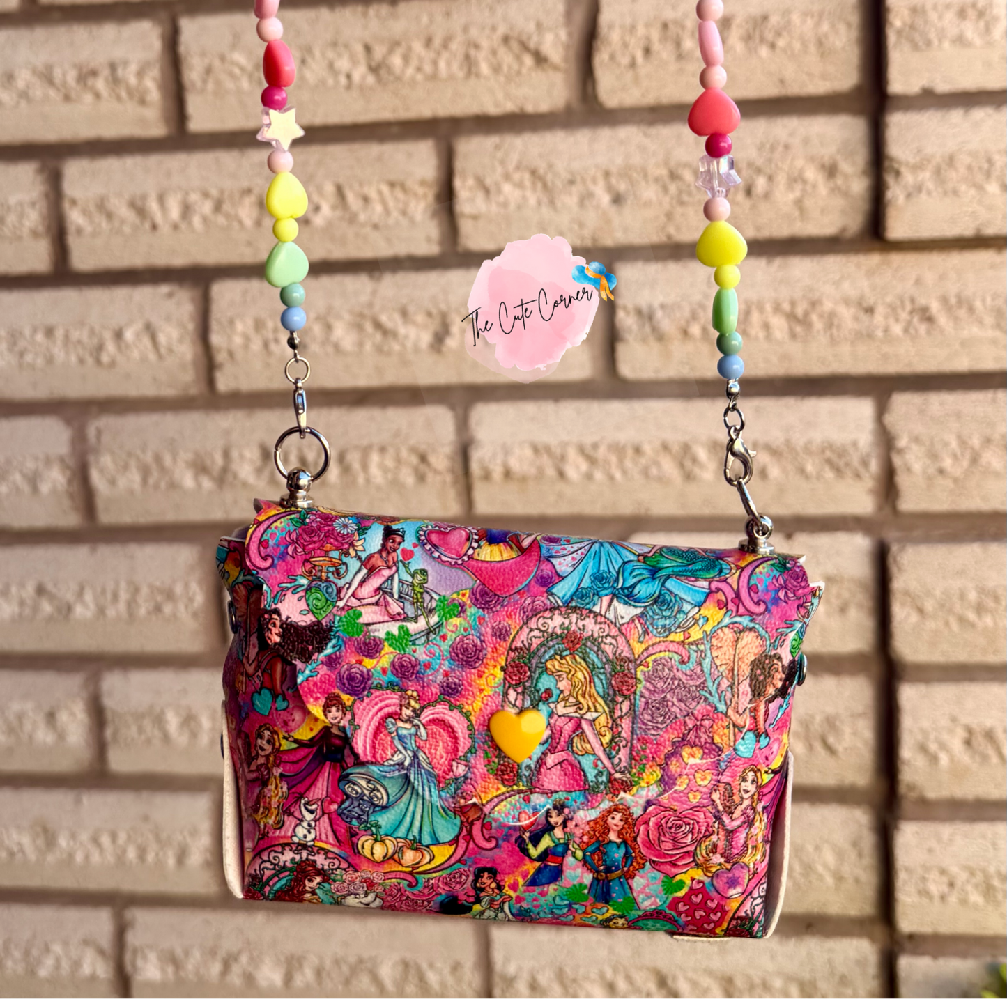 DISNEY PRINCESS PINK PURSE