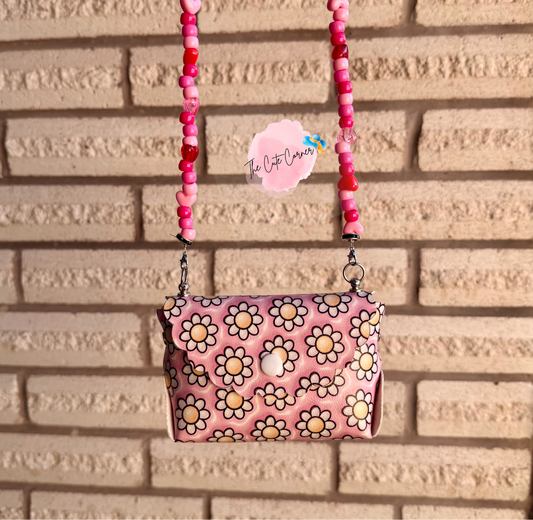 PINK FLORAL PURSE