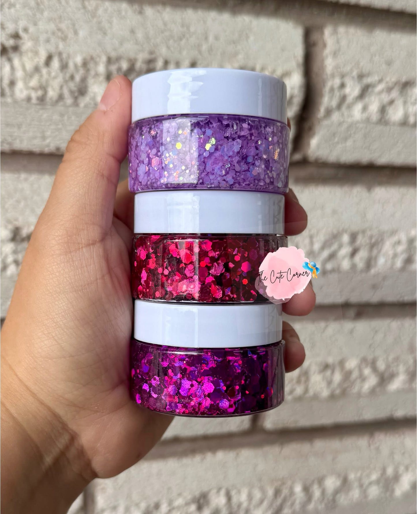 Solid color Glitter Gel