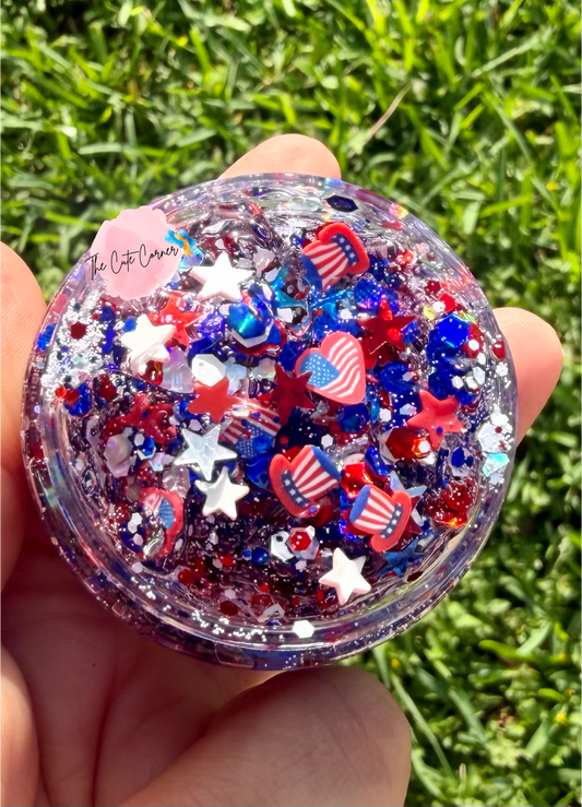 4th of July Glitter Hair Gel
