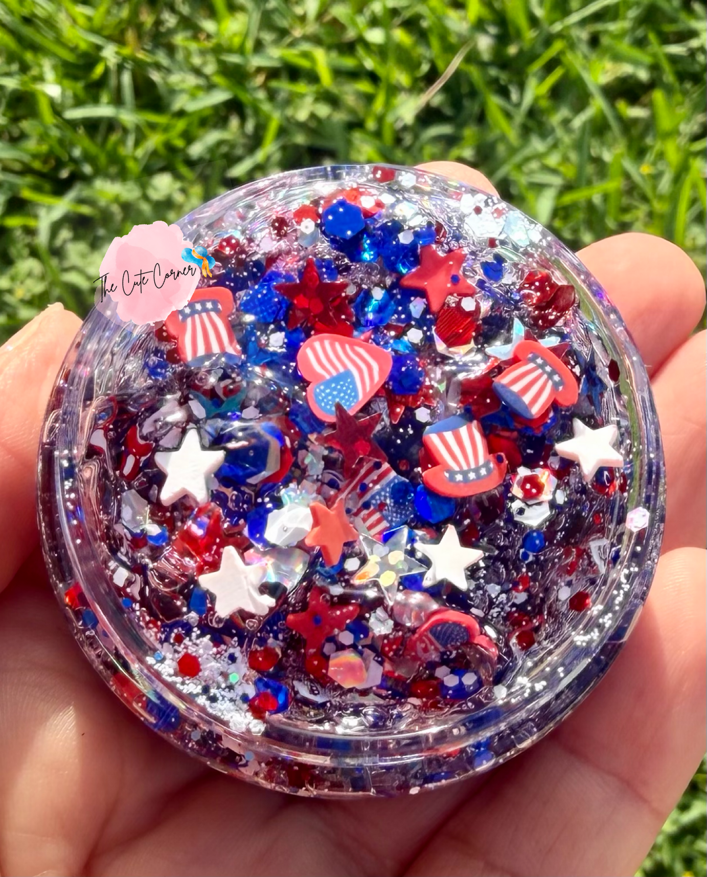 4th of July Glitter Hair Gel