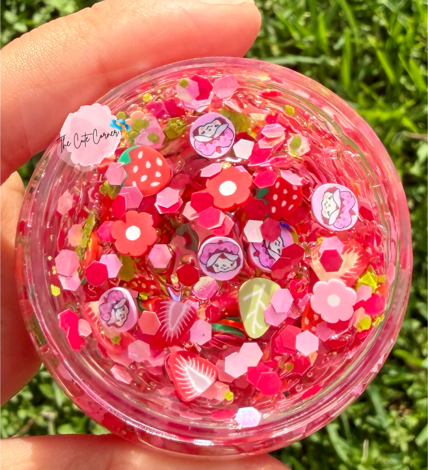 Strawberry Shortcake glitter hair gel