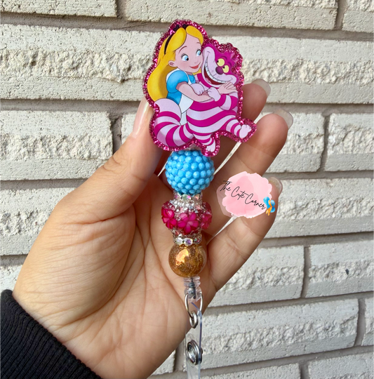 ALICE IN WONDERLAND BADGE REEL