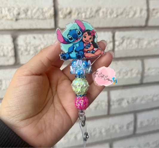 LILO AND STITCH BADGE REEL