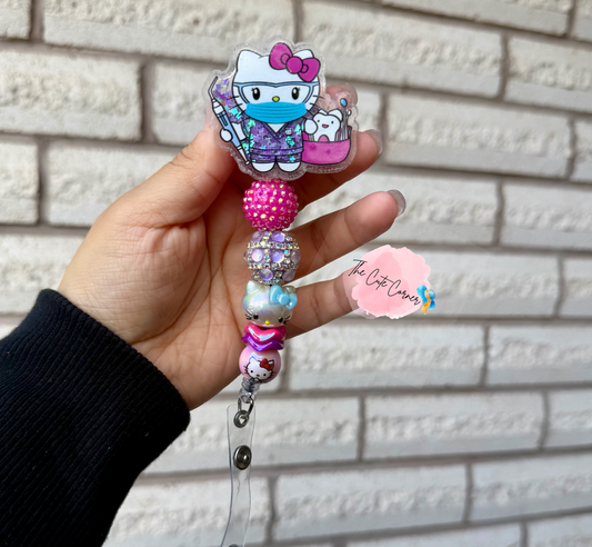 HELLO KITTY DENTAL BADGE REEL