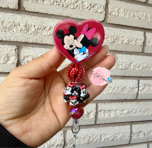 MICKEY MINNIE BADGE REEL