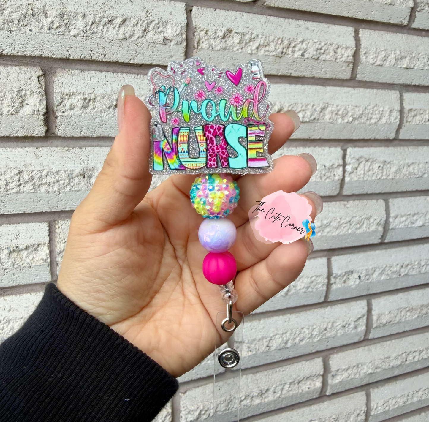 PROUD NURSE BADGE REEL