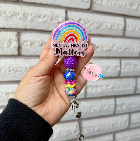 MENTAL HEALTH MATTERS BADGE REEL